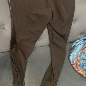 Black Track Pants with Relaxed Fit and Ankle Detail